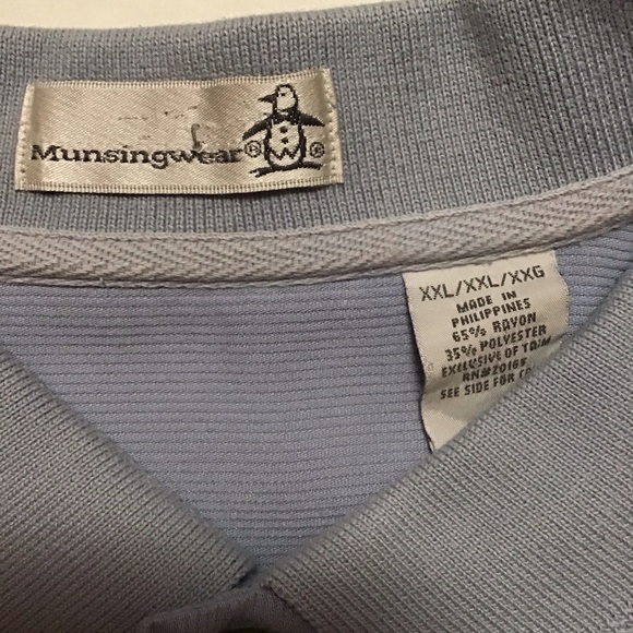 Penguin Munsingwear polo,shirt men’s light blue - Picture 7 of 8